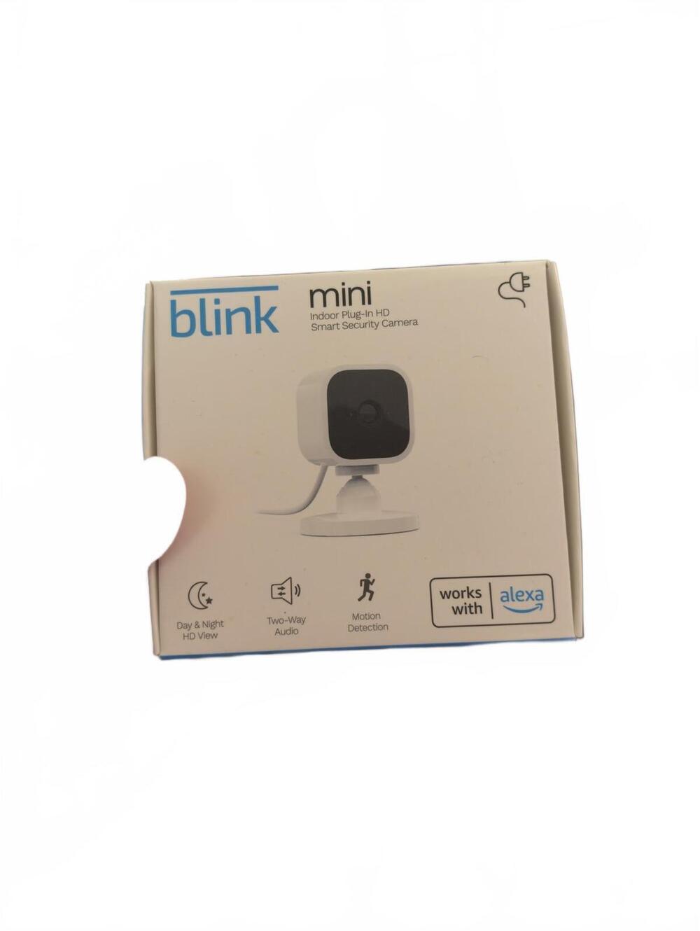 Blink Mini Indoor Security Camera - White